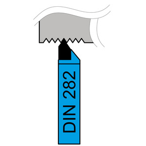 เม็ดมีดเกลียวภายนอกแบบเชื่อมบัดกรี Fervi มาตรฐาน DIN 282 - Product Image 1