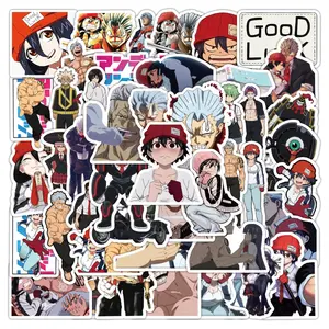 52 Stuks Anime Ondode Ongelukkige Pvc Waterdichte Graffiti Decoratieve Sticker Packs Voor Bagage Fles Briefpapier Laptop Telefoon Fiets