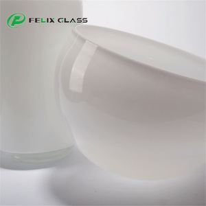 Cúpula de Vidrio Fundido OEM Personalizada, Color Blanco Ópalo, con LED, para Lámparas de Araña y Colgantes, con 3 Años de Garantía - Product Image 2