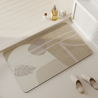 Alfombra Absorbente para Piso, Antideslizante, Duradera, de Secado Rápido, para Baño, Ducha