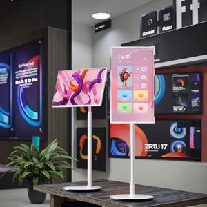 Televisor LED Inteligente LCD Blanco de 23.8 Pulgadas, 1080p HDTV, Pantalla Ancha Táctil, Android, Fuente de Alimentación de 12V, 60Hz, LAN, Portátil - Product Image 1