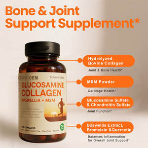 Kondroitin glukozamin kapsülleri bucenözü ve MSM glukozamin kondroitin desteği ortak esneklik kıkırdak sağlığı - Product Image 4