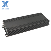 Mini amplificateur de voiture 5 canaux 125Wx4CH+1000Wx1CH Classe AB+ Classe D, système audio de voiture amélioré avec crossovers et égaliseurs