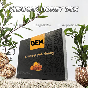 Cajas de Exhibición para <span class=keywords><strong>Miel</strong></span> de Alta Calidad OEM, Sobres de <span class=keywords><strong>Miel</strong></span> al por Mayor, Papel Kraft con Recubrimiento UV y Grabado en Relieve, Empaque Rígido - Product Image 2