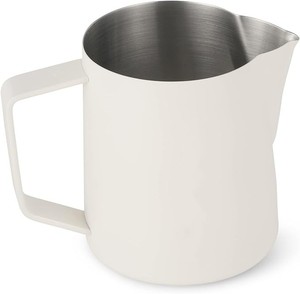 <span class=keywords><strong>Pot</strong></span> à <span class=keywords><strong>lait</strong></span> en acier inoxydable pour la mousse à vapeur Tasse à expresso <span class=keywords><strong>Pot</strong></span> <span class=keywords><strong>Barista</strong></span> 500ml Conception unique de bouche en crocodile et rainure de guidage à double arc - Product Image 2