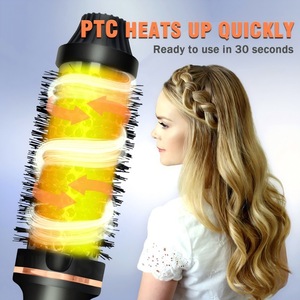 Hatteker Spazzola Elettrica Arricciacapelli per Uso Domestico, per Capelli Lunghi e Corti, Resistente al Calore, Strumento per Acconciature con Ricci Interni - Product Image 5
