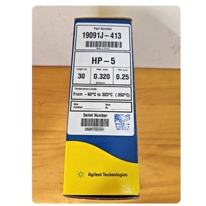 คอลัมน์แก๊สโครมาโทกราฟี Agilent Hp-5 30 ม. 0.320 มม. 0.25um ช่วงอุณหภูมิ -60 ถึง 325 องศาเซลเซียส ผลิตในสหรัฐอเมริกา - Product Image 1