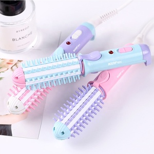 Hot Sales No MOQ Best Promotion Price 2 in 1 <strong>Hair</strong> Curling Iron <strong>Mini</strong> Travel Portable Cute Flat Iron <strong>Hair</strong> <strong>Straightener</strong> - Product Image 1