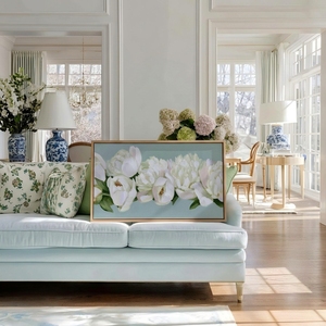<span class=keywords><strong>Arte</strong></span> Murale Vintage con Peonie Verde Salvia, Decorazione Floreale <span class=keywords><strong>Romantica</strong></span> in Stile Cottagecore, Poster per Camera da Letto e Asilo Nido - Product Image 6