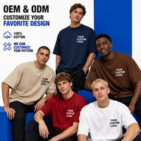 T-shirt en coton personnalisé avec logo pour homme, grande taille, décontracté, confortable, à manches courtes, couleur unie, surdimensionné, streetwear, été