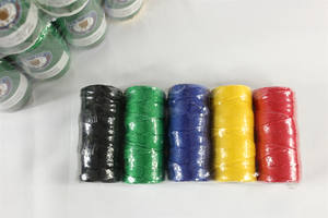 Grosir kualitas tinggi warna-warni <span class=keywords><strong>210D</strong></span> gulungan polipropilen PP tali jaring ikan kemasan benang PP benang - Product Image 6