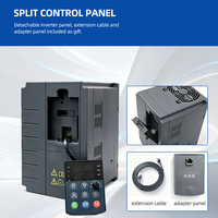 Pengontrol Kecepatan Motor 3 Fasa 380V 7.5 KW Universal Vector Control Variable Frequency Drive (VFD) untuk Motor AC Asinkron