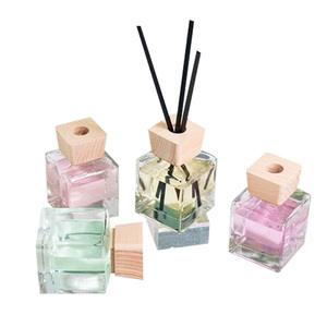 Vietnam WeWood Premium Square <b>Reed</b> <b>Diffuser</b> with Elegant Wooden Screw Cap Lid Premium Packaging for Bottle Closures - Product Image 5