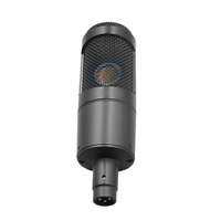 Microphone Stéréo Condensateur Cardioïde Filaire AT2035 Idéal pour la Scène, l'Enregistrement Live et la Voix, Micro Professionnel de Studio