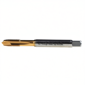Macho de roscar universal con recubrimiento de TiN, tolerancia 6H, para orificios pasantes, macho de roscar y terraja - Product Image 2