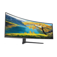 Monitor LED Curvo de 49 Pulgadas y 5K / Pantalla para Juegos / Monitores para PC de Excelente Calidad