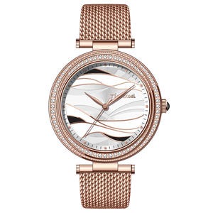 SPARKTIME, reloj de mujer informal personalizado de lujo a la moda de negocios, malla de acero de diamante con incrustaciones de cuarzo resistente al agua MIYOTA - Product Image 6