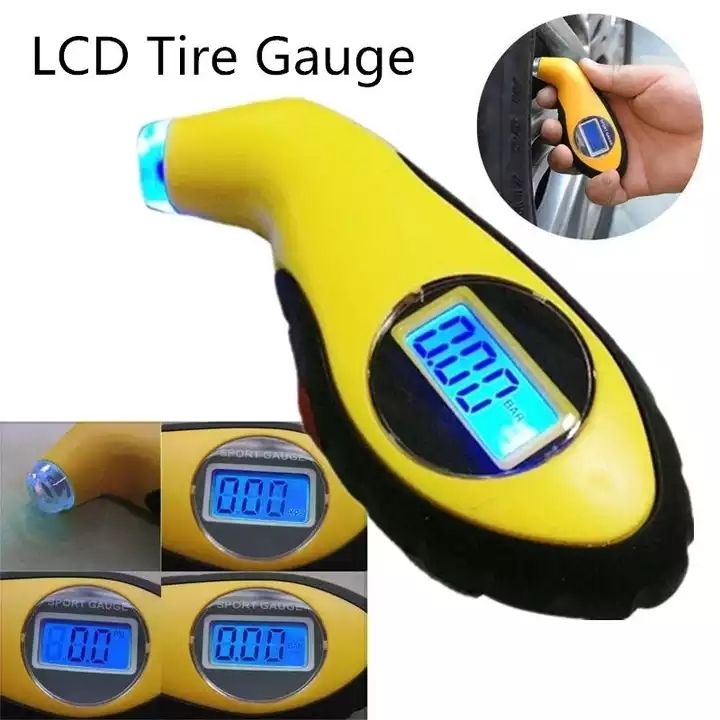 Auto Motorcycle Tyre Pressure Digital Meter Gauge
