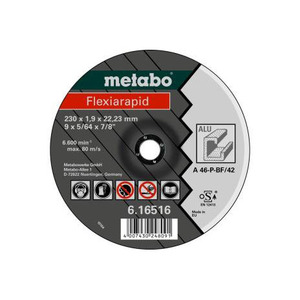 Disque de coupe Metabo Flexiarapid 230 x 1,9 x 22,23 mm pour aluminium A 46-P-BF/42 - Product Image 1