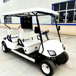 Carrito de Golf Eléctrico de 4 Plazas, Batería de Litio de 48V con Controlador y Certificación CE, Estructura de Acero, 30-50 km/h, Alcance de 90 km - Product Image 1