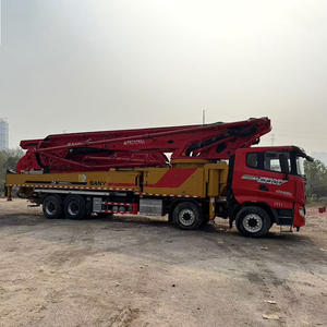 รถปั๊มคอนกรีตไฮดรอลิกดีเซล Zoomlion 56 เมตร มือสอง พร้อมเครื่องยนต์และมอเตอร์เป็นส่วนประกอบหลัก - Product Image 1