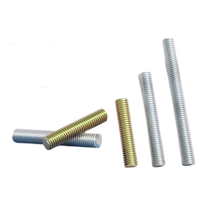 Varões Roscados de Ferro Zincado M3 M4 M6 M9 de 13mm 3600mm 8/32 Polegadas com Rosca Dupla Grau 4.8 Fabricados por Máquina de Roscar - Product Image 2