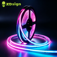 Bande lumineuse LED RGB COB XDSIGN Magic-Color 12MM 21W/m 24V programmable AE 784 LED/m, ruban lumineux linéaire pour éclairage intérieur