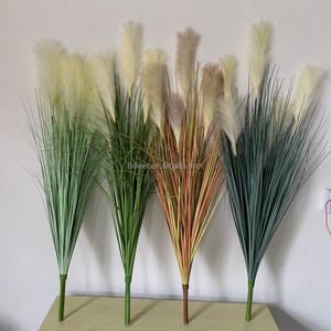 Nouveauté 2022, vente chaude, pampas artificiel, personnalisation, herbe <span class=keywords><strong>de</strong></span> pampas <span class=keywords><strong>artificielle</strong></span> avec feuilles - Product Image 6