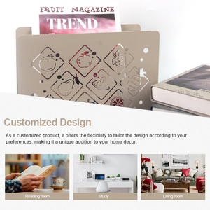 Porta Revistas Metálico Decorativo y Moderno con Diseños Personalizados para Libros, Periódicos y Revistas - Product Image 2