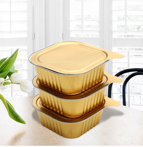 OEM Logo Vòng dùng một lần smoothwall lá <span class=keywords><strong>container</strong></span> thực phẩm đóng gói dùng một lần Chuối nhỏ nhôm lá <span class=keywords><strong>sealable</strong></span> <span class=keywords><strong>container</strong></span> thực phẩm - Product Image 3