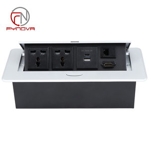 Enchufe de Corriente Retráctil Oculto en el Escritorio, Enchufe de Corriente Emergente Universal para Mesa, Enchufe de Corriente Emergente para Escritorio - Product Image 1