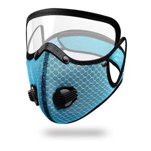 Masker Setengah Wajah Anti Debu Katun/Spandex untuk Bersepeda, Latihan, Kerudung dengan <span class=keywords><strong>Filter</strong></span> Karbon Aktif, Kain Jaring, Musim Dingin, Unisex, Outdoor - Product Image 1