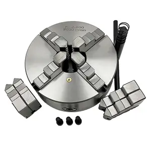 Bốn hàm tự định tâm máy tiện <span class=keywords><strong>Chuck</strong></span> K12 80 100 125 160 200 250 320 400 - Product Image 1