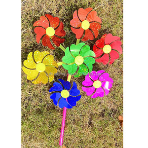 Große Stange Windrad Kunststoff Cartoon Super Windmühle Kinder DIY Tier Wind Spinner Szene Einstellung Dekoration für Kinderspiel zeug - Product Image 2