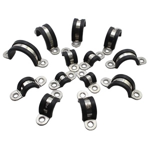 Hai lỗ <span class=keywords><strong>u</strong></span>-ống dây đeo kẹp đặt EPDM cao su đệm cách điện kẹp lót gắn <span class=keywords><strong>U</strong></span> Chân đế cho ống dây ống ống dẫn kẹp - Product Image 1