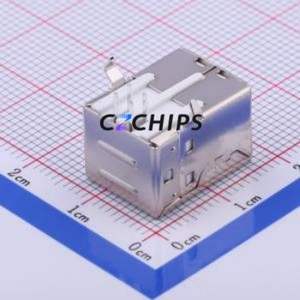U-USBBR04P-F001 <b>USB</b> Connector Bent Lead Through Hole Connector Type-<b>B</b> <b>USB</b> 2.0 Female Right Angle Insert - Product Image 2