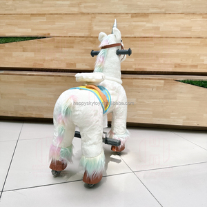 Mainan desain baru kuda pada roda zippy rider kaku latihan mekanik kuda - Product Image 3