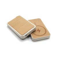 Power Bank Ramah Lingkungan Tren Terbaru 2026, Terbuat dari Gabus, Magnetik, Kompatibel dengan Tipe C, 10000mAh, Pengisian Cepat untuk Perjalanan Ramah Lingkungan