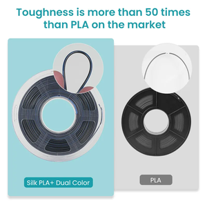 <span class=keywords><strong>SUNLU</strong></span> <span class=keywords><strong>Filament</strong></span> d'imprimante 3D de haute qualité 1.75mm <span class=keywords><strong>PLA</strong></span> + double couleur soie 1.75mm <span class=keywords><strong>Filament</strong></span> d'imprimante 3D industrielle nouvel état en gros - Product Image 4