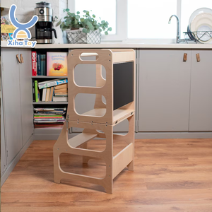 XIHA parfait cuisine escabeau enfant en bas âge debout tour enfants en bois apprentissage tour avec En71 Test pour <span class=keywords><strong>les</strong></span> petits enfants intensifier - Product Image 1