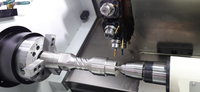 Torno CNC de Precisión PR46TT, Cama Giratoria de 560 mm, Deslizador Giratorio de 250 mm, Sistema de Control CNC GSK, Sistema SYNTEC, Centro de Torneado Eje Y
