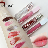 Marque privée Vente en gros Rouge à lèvres liquide mat Brillant à lèvres transparent rose nude imperméable Brillant à lèvres pailleté