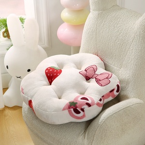 2025 Bán Buôn Sản Phẩm Mới Mềm Mại Thoải Mái <span class=keywords><strong>Polyester</strong></span> Hình Dạng Hoa Phim Hoạt Hình Thắt Lưng Gối Dệt Ghế Đệm Cho Nhà Sử Dụng Futon - Product Image 2