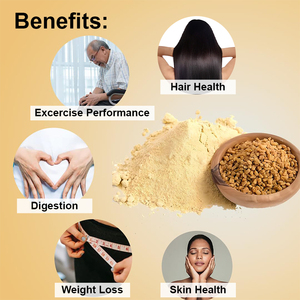 مسحوق مستخلص نبات الحلبة (الشمر) الخاص بالعلامة التجارية الأصلية (OEM) للشعر والبشرة، مفيد لمشروب التنظيف - Product Image 3