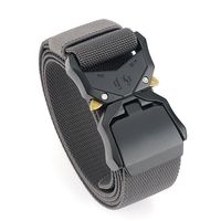 Nouvelle ceinture tactique vintage en nylon élastique avec boucle en alliage multifonctionnelle pour l'entraînement en plein air Autonomie BD03 125cm Détection d'aiguilles