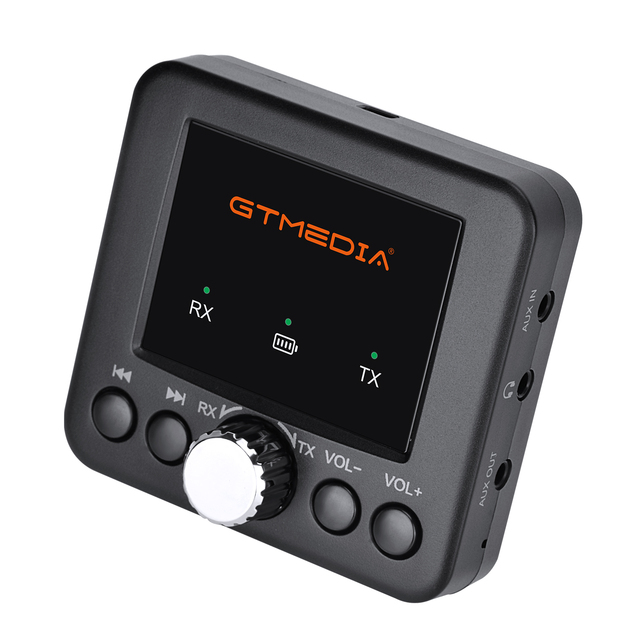 GTMEDIA RT05 Bluetooth 5.0 Receiver and Transmitter audio adapter Wireless reception range >10 m