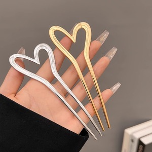 กิ๊บหนีบผมรูปหัวใจ13ซม. 14ซม., กิ๊บหนีบผมรูปตัวยูสำหรับผู้หญิงปิ่นปักผมรูปตัวยูสำหรับผู้หญิง - Product Image 5