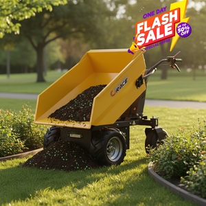 Mini brouette renforcée économique, en promotion, livraison gratuite, certifiée EPA CE EUR5, chariot étroit pour serres, mini-dumper - Product Image 3