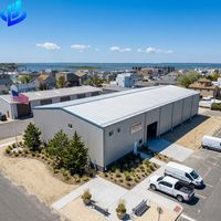Nave Metálica Prefabricada de Acero, Estructura de Acero, Kit de Construcción Industrial, Taller de Gran Envergadura, Granero Agrícola, Panel de Marco Galvanizado