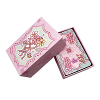 Tarot rose personnalisé de 78 pages, jeu de cartes d'impression et emballage, cartes de tarot avec guide, jeu de tarot Oracle à bords dorés/argentés